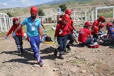 5 İlin afet ve acil ekibi Şırnak’ta tatbikat düzenledi