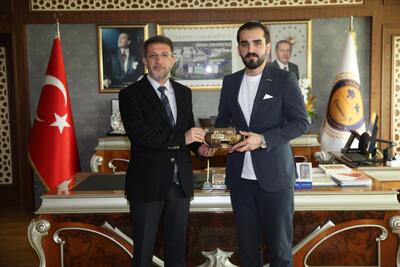 Genç MÜSİAD, Rektörümüzü makamında ziyaret etti