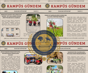  "KAMPÜS GÜNDEM" ÖĞRENCİ KULÜPLERİ GAZETESİ