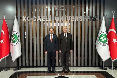 Rektör Alkış, Kocaeli Üniversitesi Rektörü Cantürk’ü ziyaret etti