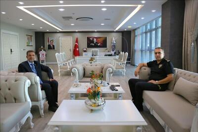 Rektörümüz Alkış’tan İl Emniyet Müdürü Sazak'a ziyaret