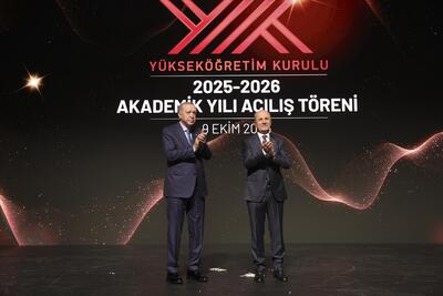 Rektörümüz Prof. Dr. Abdurrahim Alkış, “2025-2026 Yükseköğretim Akademik Yılı Açılış Töreni” ne katıldı