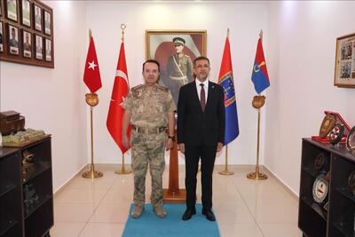 Rektörümüz Prof. Dr. Alkış’tan Şırnak İl Jandarma Komutanı Tümgeneral Zafer Tombul’a tebrik ziyareti