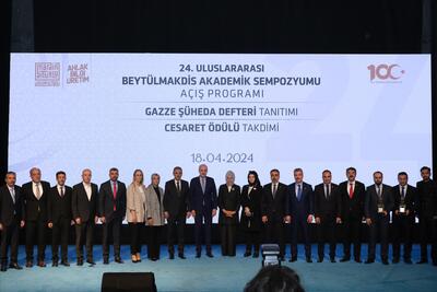 Rektörümüz Prof. Dr. Alkış Uluslararası Beytülmakdis Sempozyumu’na katıldı
