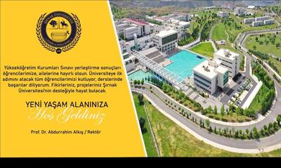 Rektörümüz Prof. Dr. Alkış'ın üniversitemizi kazanan öğrencilerimize mesajı: "Yeni Yaşam alanınıza hoş geldiniz"