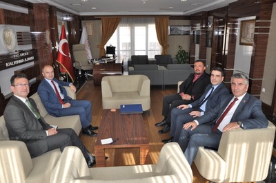 Rektörümüz Prof. Dr. Erkan DİKA projeleri hakkında bilgi aldı