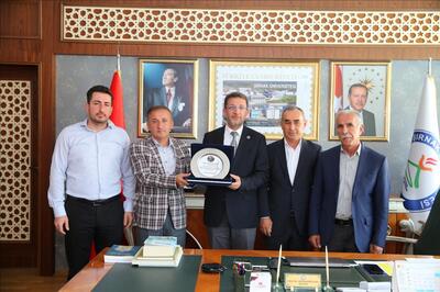Şırnak İyilik Hareketi Temsilcileri Rektörümüzü ziyaret etti