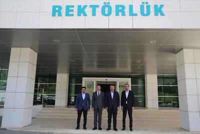 Şırnak Milletvekili Tatar, Rektörümüz Prof. Dr. Alkış’ı makamında ziyaret etti