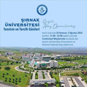 Üniversitemiz 2024 YKS tercihleri için tanıtım stant kuruyor