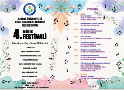 Üniversitemiz 4. Müzik Festivali 