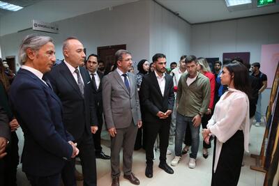 Üniversitemiz Güzel Sanatlar Fakültesi Resim Bölümünden Mezuniyet Sergisi