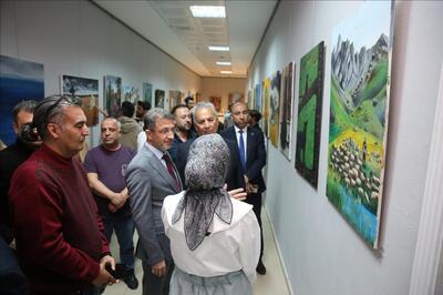 Üniversitemizde "Karma Resim Sergisi" düzenlendi